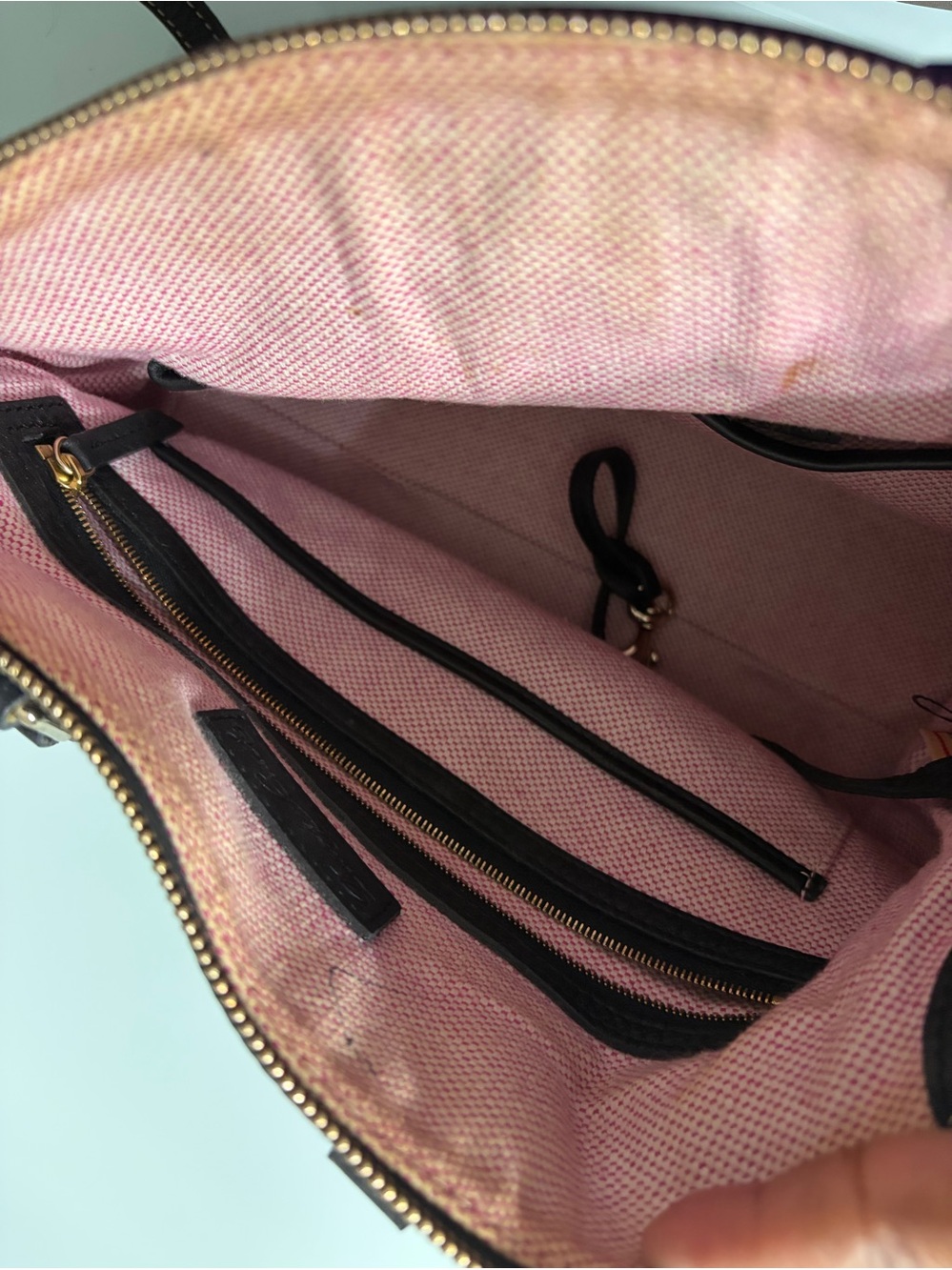 Dooney & Bourke Black Pebble Leather Satchel with Shoulder Strap - Picture 12 of 15